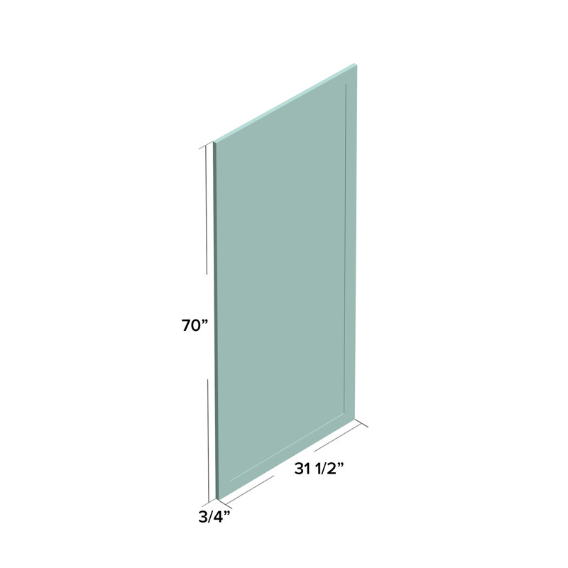 Eladia Flat Mirror, Brushed Nickel