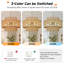 Luminaire de lustre en rotin Boho