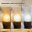 Petite lampe de table en papier avec 3 modes de couleur, abat-jour en papier de riz fabriqué à la main, installation facile sans outil, pour table basse, table de chevet, jolie lampe de chevet