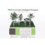 Bureau debout électrique de 55 pouces avec tiroir multifonctionnel, grand réglage de la hauteur avec 4 préréglages de mémoire - bleu-446128737-447263082