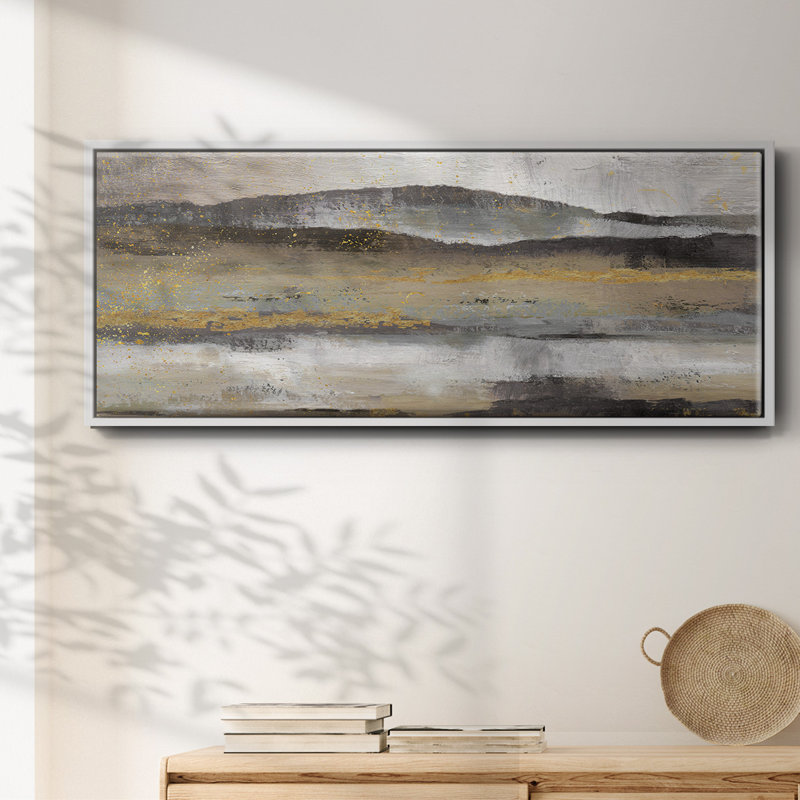 Rolling Hills- Framed Canvas, 12" H x 30" W