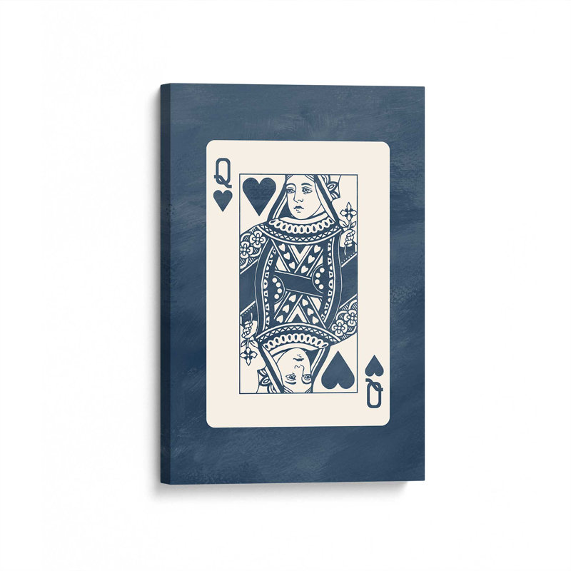 Toile tendue carte Denim, H 12 po x l 8 po