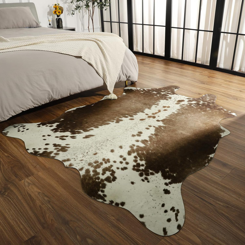 Animal Print Area Rug, Rectangle 140 x 158 cm