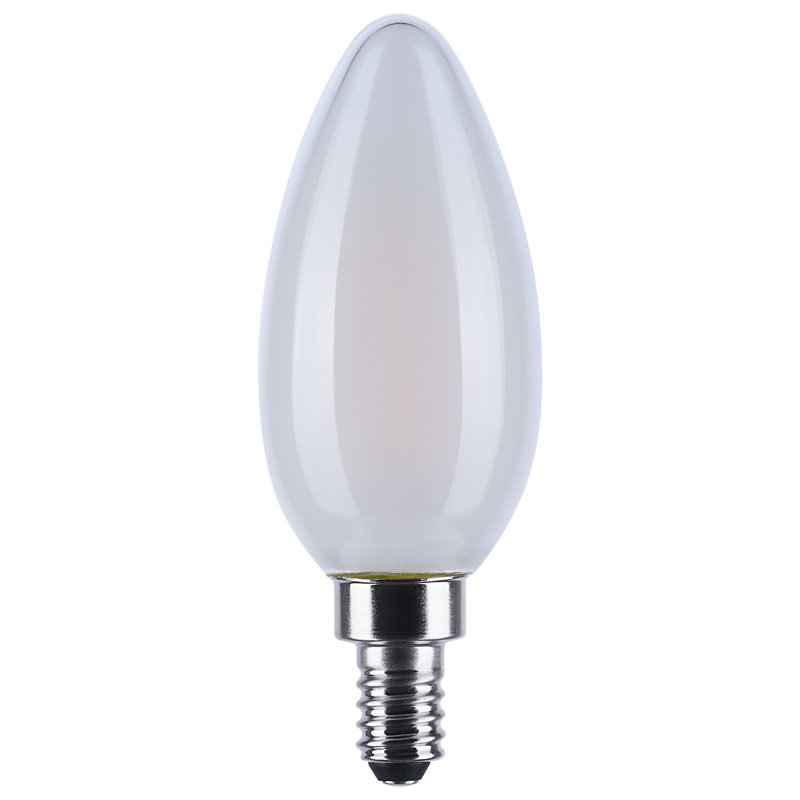 Culot candélabre à intensité variable 4,5 watts B11 3000K-2000K, Blanc