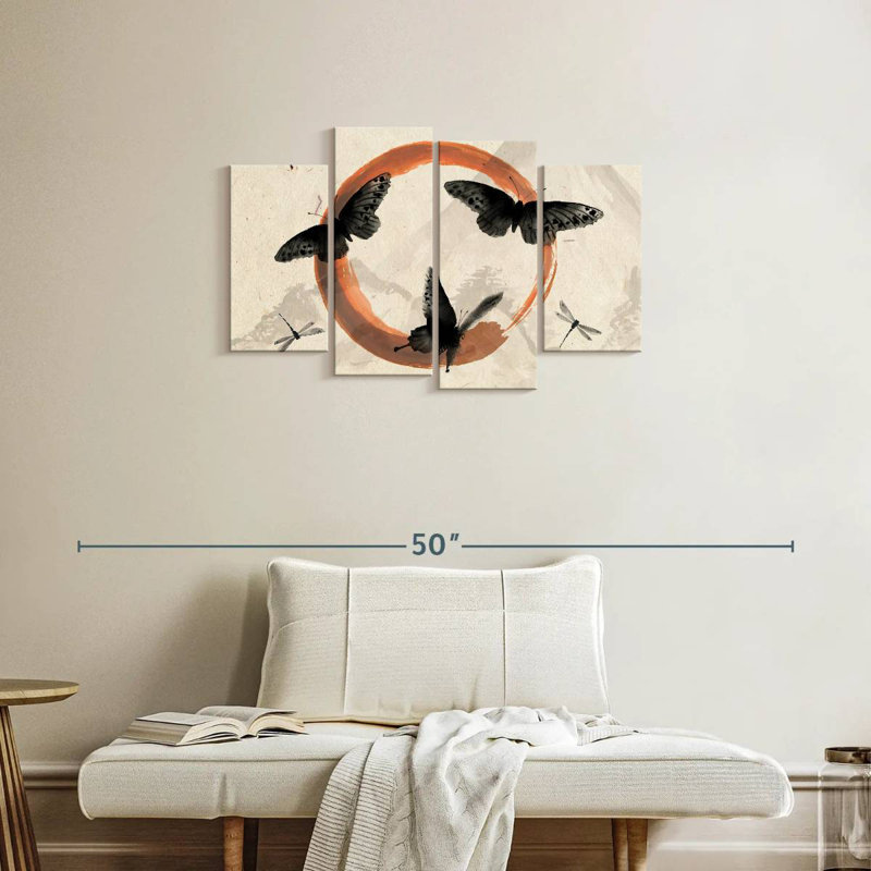 Kerrick Enso Butterflies, 22" H x 36" W