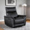 Fauteuil inclinable manuel moderne en cuir d'une largeur de 38,5 po