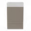 Meuble-lavabo en marbre 20 po avec lavabo en céramique, armoire de salle de bain autoportante pour salle de bain moderne, KD-115688310