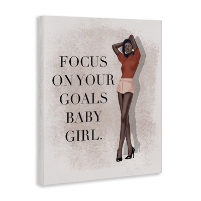 «Focus On Goals Girl» par Saba Rauf