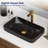 Ceramic Porcelain Rectangle Bathroom Vessel Sink-118702594