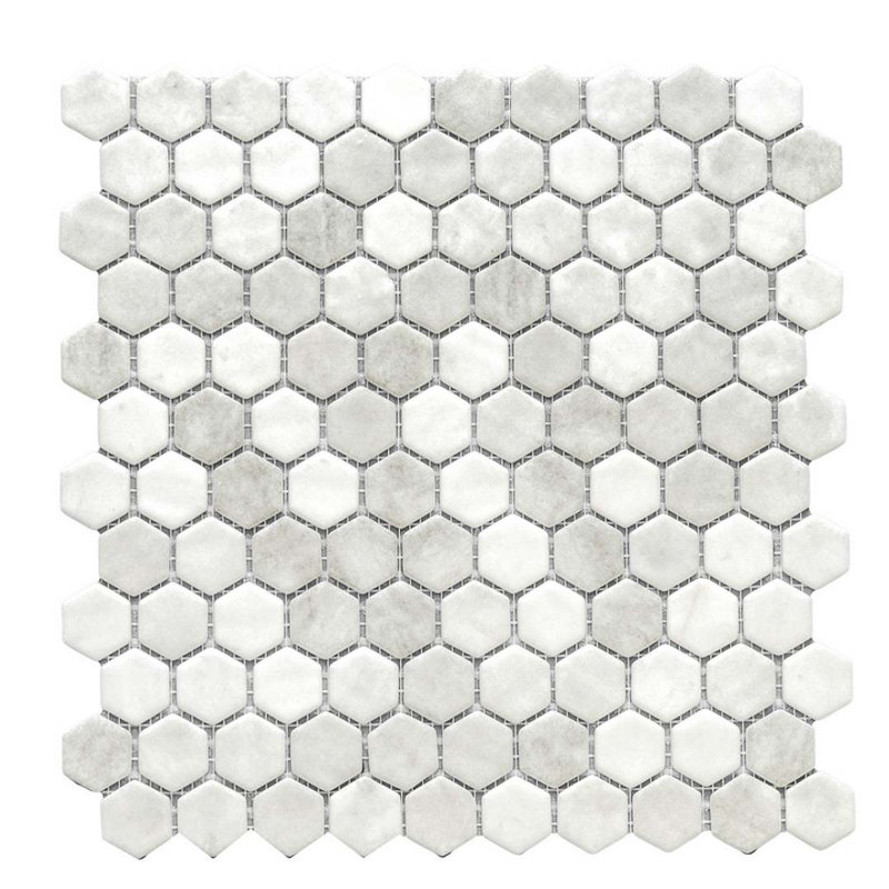 Eterna 1" x 1" Straight Edge Glass Mosaic Wall And Floor Tile, Shabby Gray
