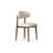 4 - Person White Rectangular Solid Wood Sintered Stone Tabletop Dining Table Set-1729502921