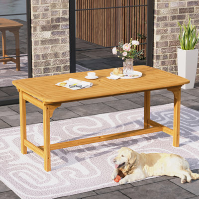 Tameyah Extendable Wooden Dining Table