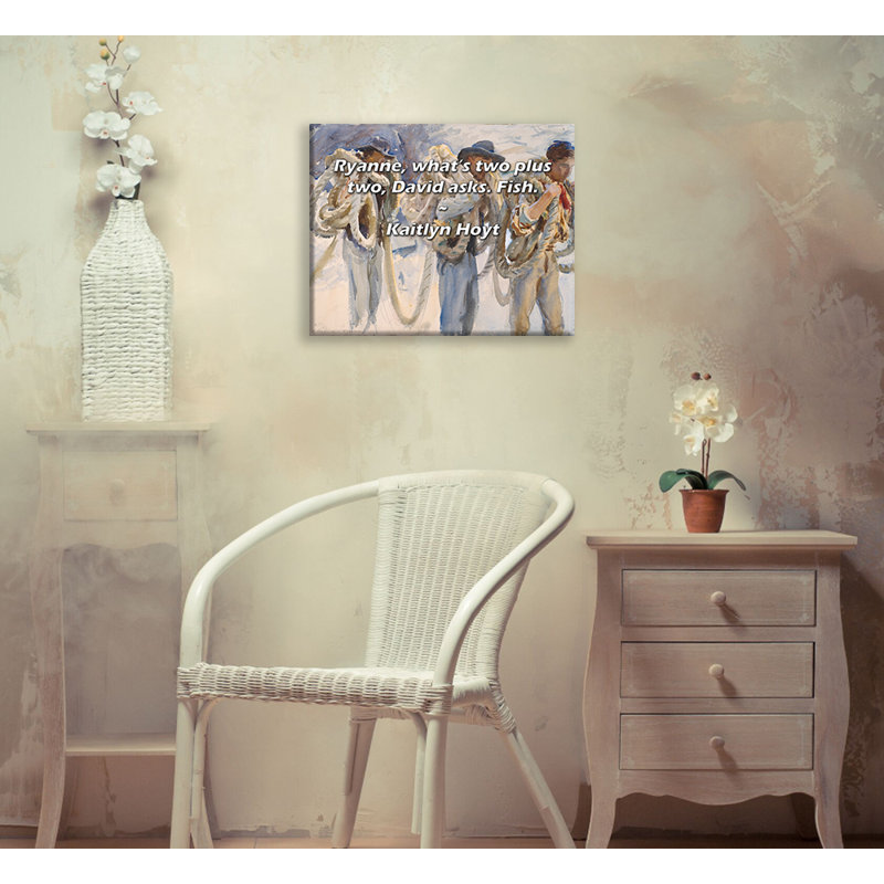 Artsy Quote By Kaitlyn Hoyt Gallery Wrapped Canvas, 13" H x 18" W