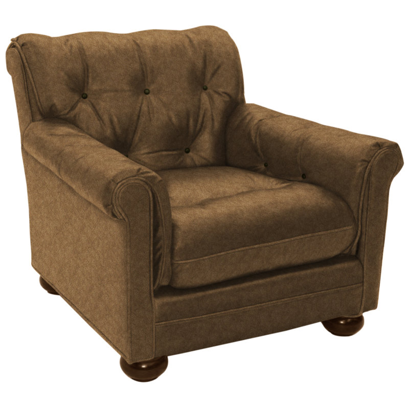 Armchair, Bella Black Performance Velvet, Brushy Bayou