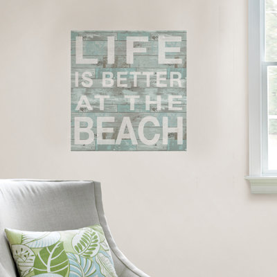 Nautical & Beach Non-Wall Damaging Wall Decal