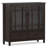 Connaught 46"W Solid Wood Traditional Tall Storage Cabinet with Glass Doors and Adjustable Shelves-204277432