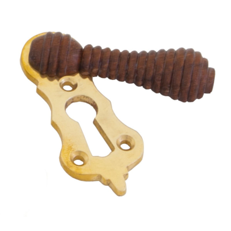 Beehive Escutcheon Door Accessory, Rosewood Timber