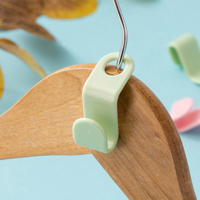 Flocking Clothes Hanger Home Easy Hook Closet Organizer