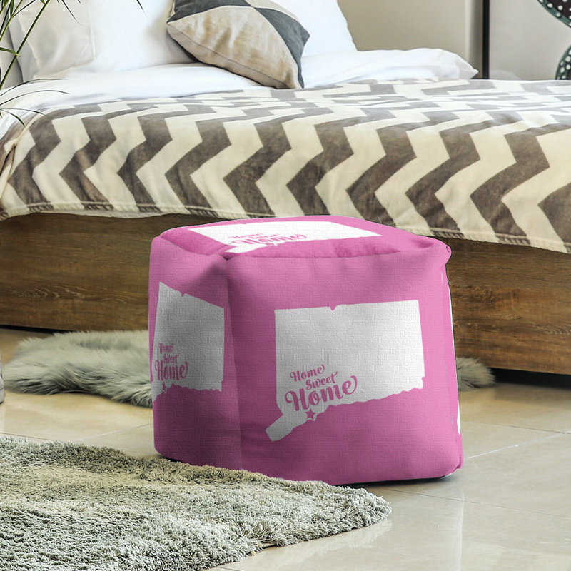 Repose-pieds à cubes bridgeport the home, Rose