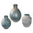 Ensemble de vases de table 3 pièces duveteux de couleur duc duc