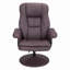 Fauteuil inclinable pivotant en cuir Scratch Cat