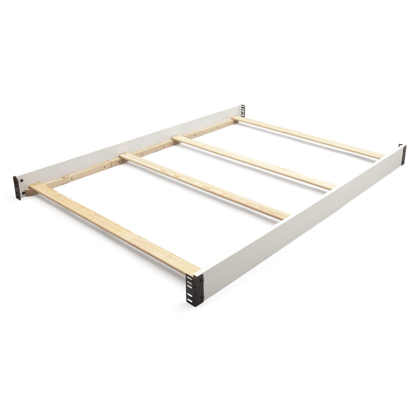 Bianca White Solid Wood Full Size Bed Rails