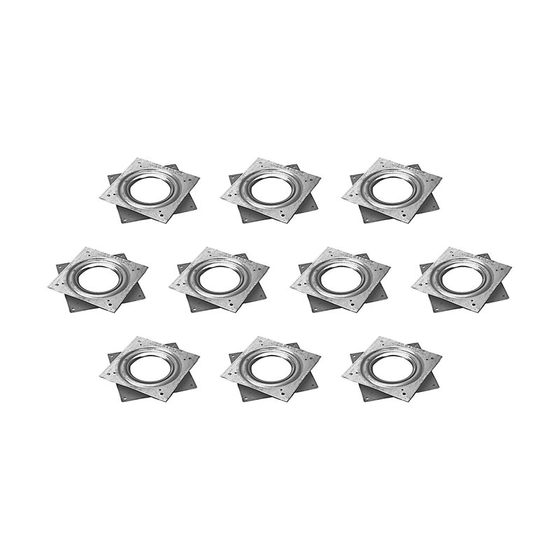 Zakai Steel Lazy Susan Organizer, 0.03" H x 3" W x 3" D