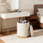 Repose-pieds rond avec velours et tabouret-915177697