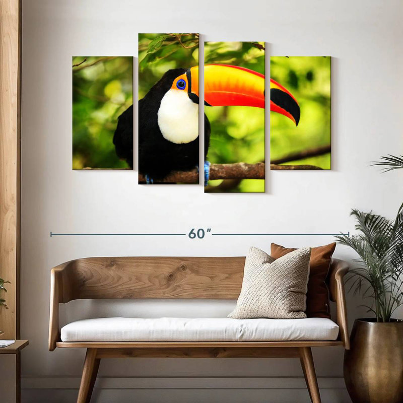 Toco Toucan, 32" H x 52" W
