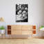 «Elegant Poodles Cafe Breakfast», impression d'art rétro de chien rétro-2136607102