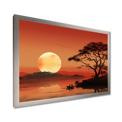 Art africain, "Spirit of the Wild" 1 - Arbre, art mural africain
