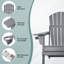 Chaise Adirondack pliante Uniopolis-1202538584
