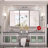 Gervon Rectangle Recessed Medicine Cabinet with Adjustable Shelves-1021831112-1021831155