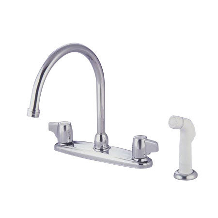 Franklin Double Handle Kitchen Faucet with Side Spray