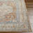Kissena Machine Washable Oriental Burnt Orange Area Rug-70927538