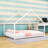 Metal Playhouse Bed With Roof And Slats-1167040715-1167040714