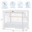 Spacious & Durable Design Bird Cage for Parrots, Cockatiels, Conures – Metal Flight Cage with Rolling Stand, Waterproof Roof, Removable Tray, Easy Cleaning – Ideal for Budgies, Lovebirds-1672397651