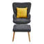 Nicolle Accent Chair with Footstool