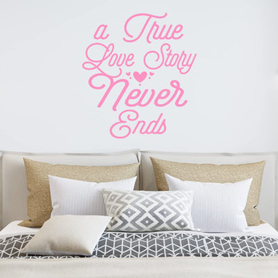 Text & Numbers Non-Wall Damaging Wall Decal