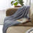 WAFFLE KNIT THROW Waffle Throw Blanket-898728408