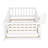 Twin Size Floor Bed (White)