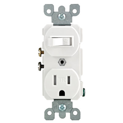Toggle Switch and Receptacle Combination