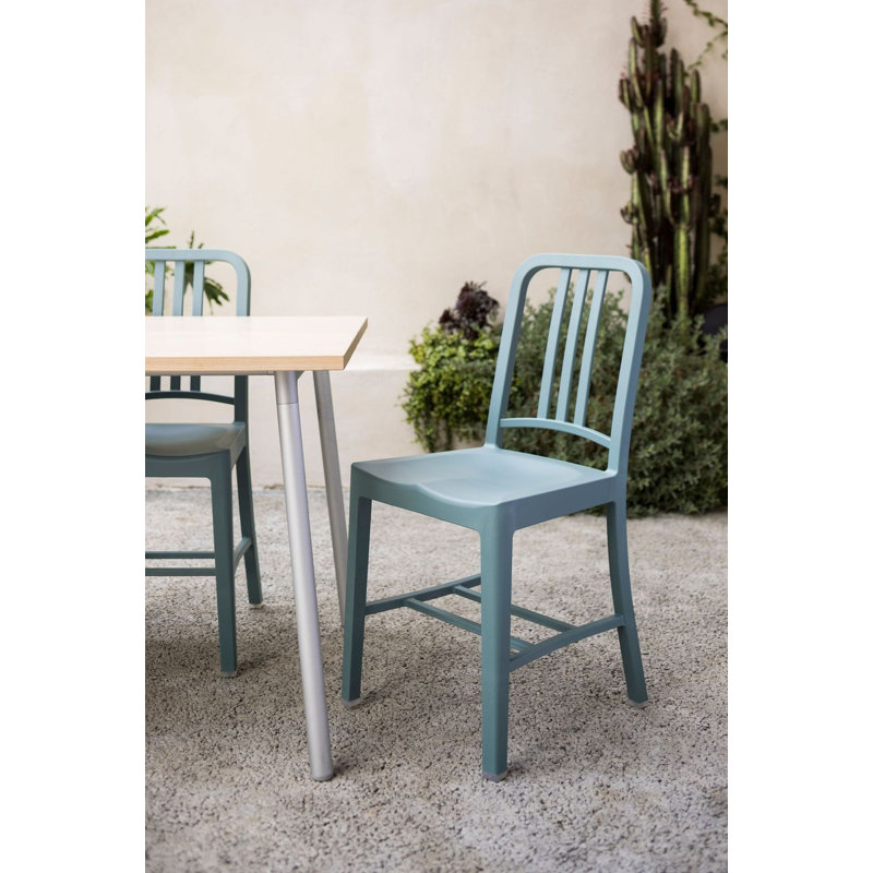 111 Navy® Side Chair by Coca-Cola, Persimmon