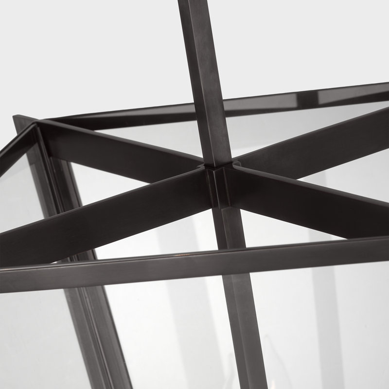 Palais 4 - Light Chandelier, Bronze, 22.25" H x 15" W x 15" D