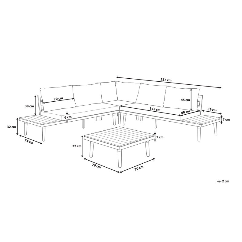 Withnell 5 Seater Sofa Set