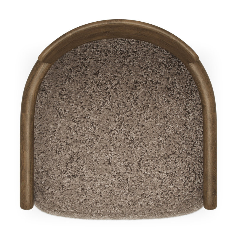 Armchair, Taupe Shearling
