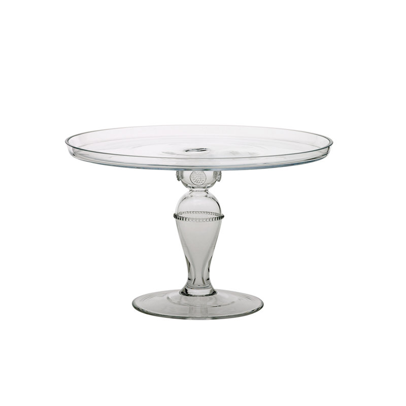 Isabella Clear Glass Pedestal Cake Stand