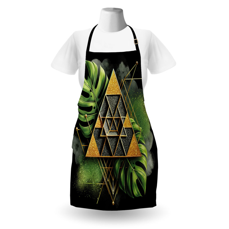 Geometric Bib Apron