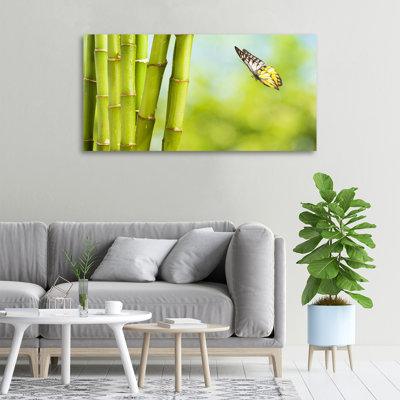 Bamboo And Butterfly - Print
