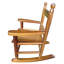 Chaise berçante S - Fabrication en bois massif Support de dossier confortable pour l'intérieur ou l'extérieur Poids maximal de 110 lb: 22,8 po Profondeur de l'emballage Bois franc fait pour et avec capacité de charge élevée 22,38 po de hauteur-956438005